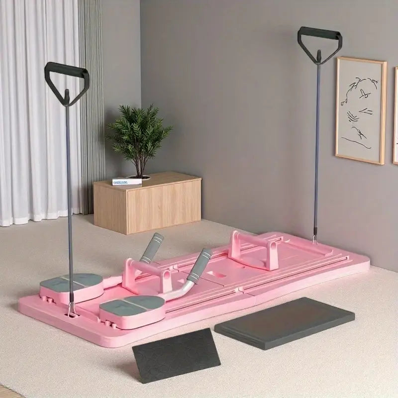 Pink Foldable At Home Pilates Board