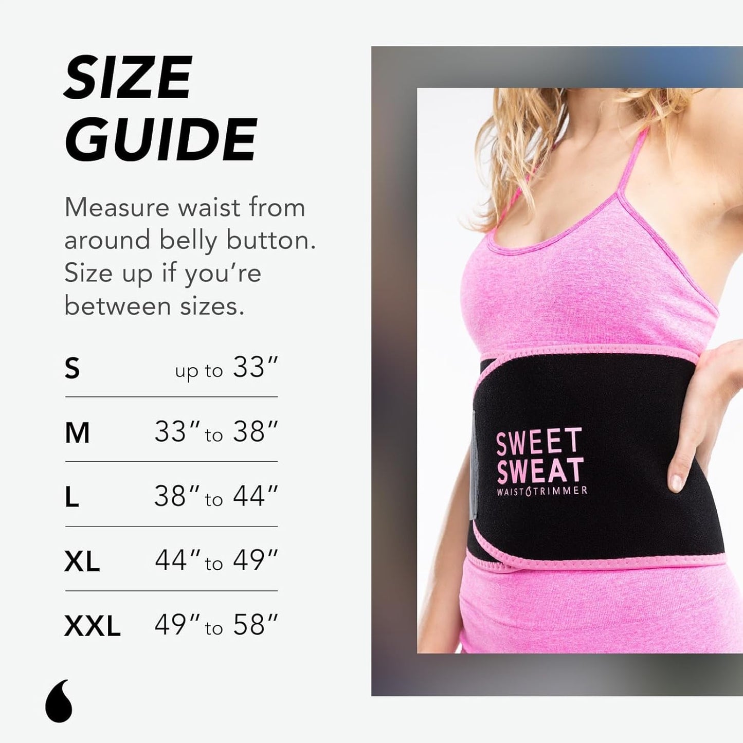 Sweet Sweat Waist Trimmer By Sports Research ~ Includes Free Sample of Sweet Sweat Gel!