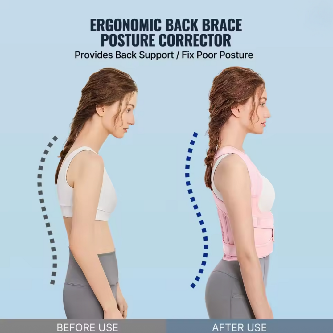 Adjustable Back Brace For Posture Correction