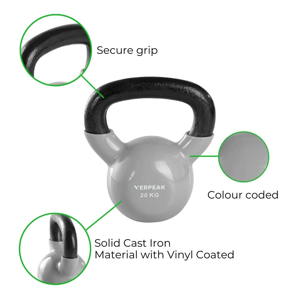 Verpeak Vinyl Kettlebell 20kg