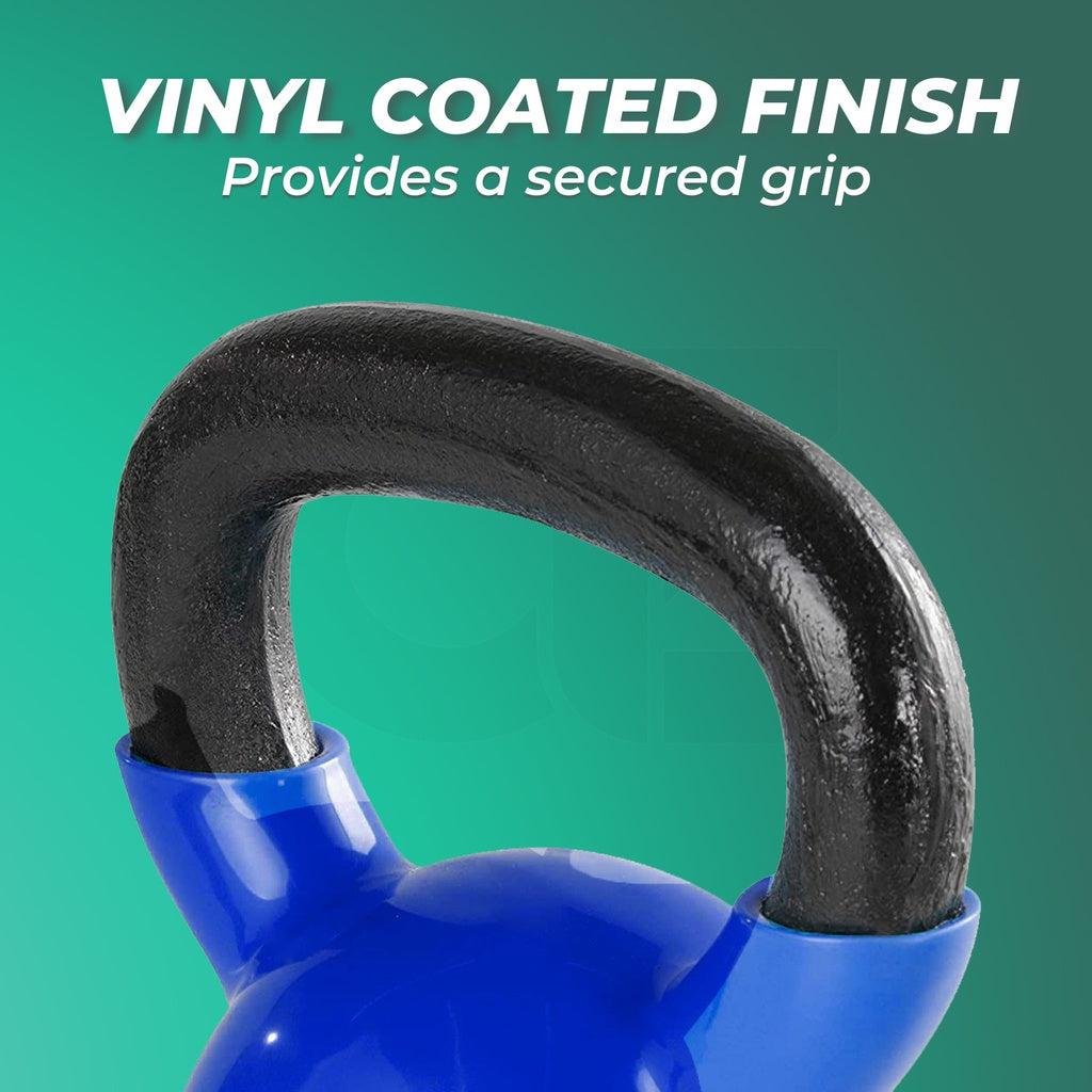 Verpeak Vinyl Kettlebell 8kg Orange