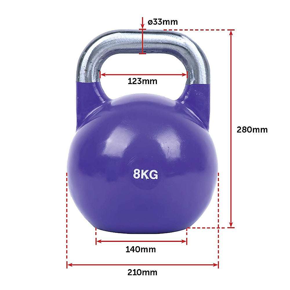 8KG, 12KG, 16KG Pro-Grade Steel KettleBell Set - view 14