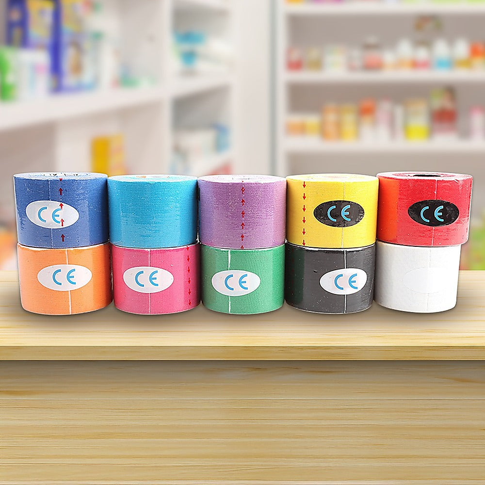 10x 5Mx5CM of Waterproof Sports Tape