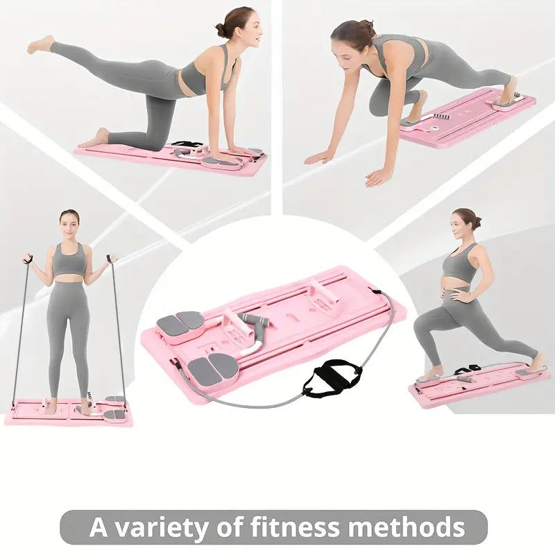 Pink Foldable At Home Pilates Board