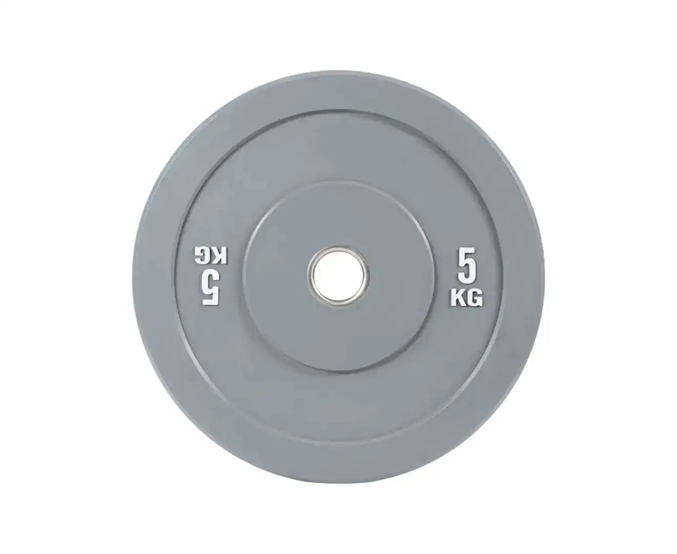 Verpeak Colour Bumper Weight Plate 5KG x 2 Grey