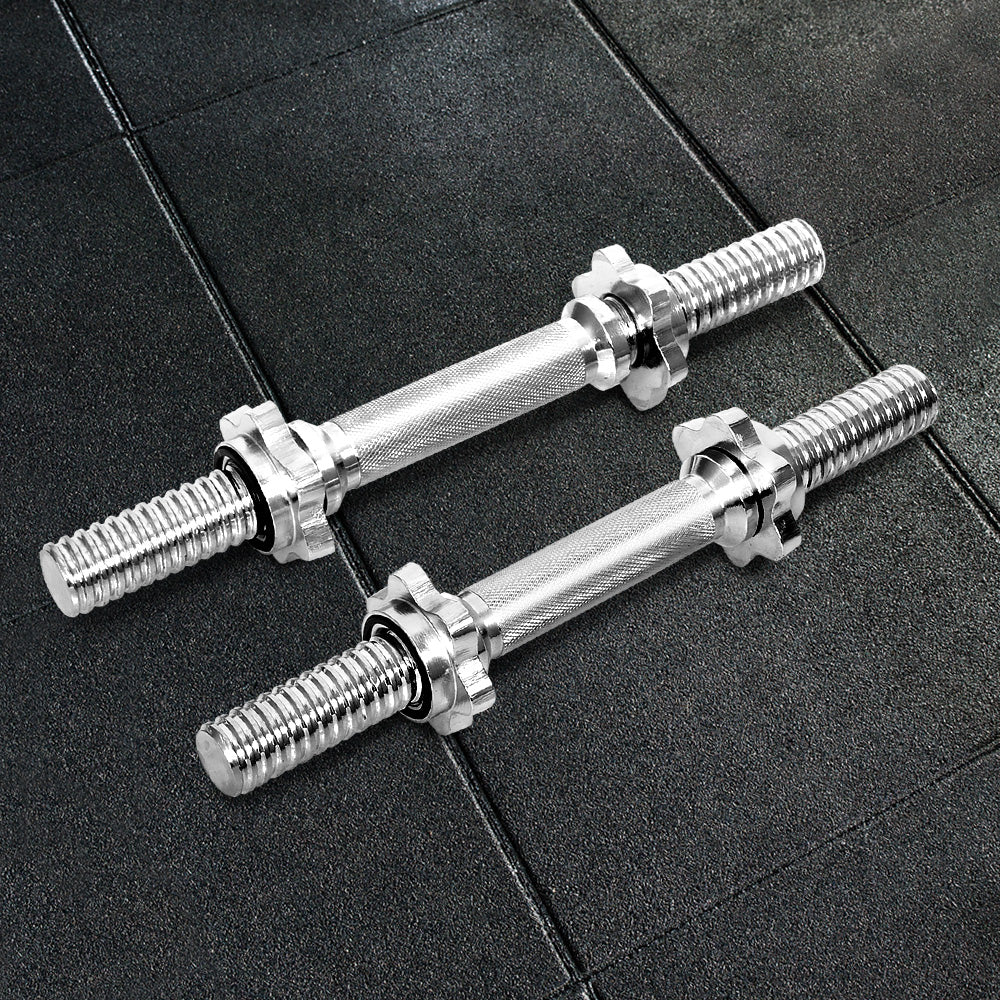 45cm Dumbbell Bar Pair - Solid Steel