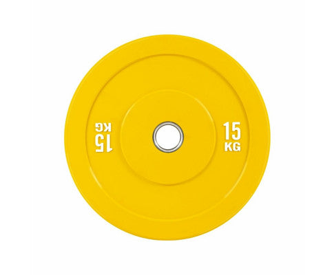 Verpeak Colour Bumper Weight Plate 15KG Yellow