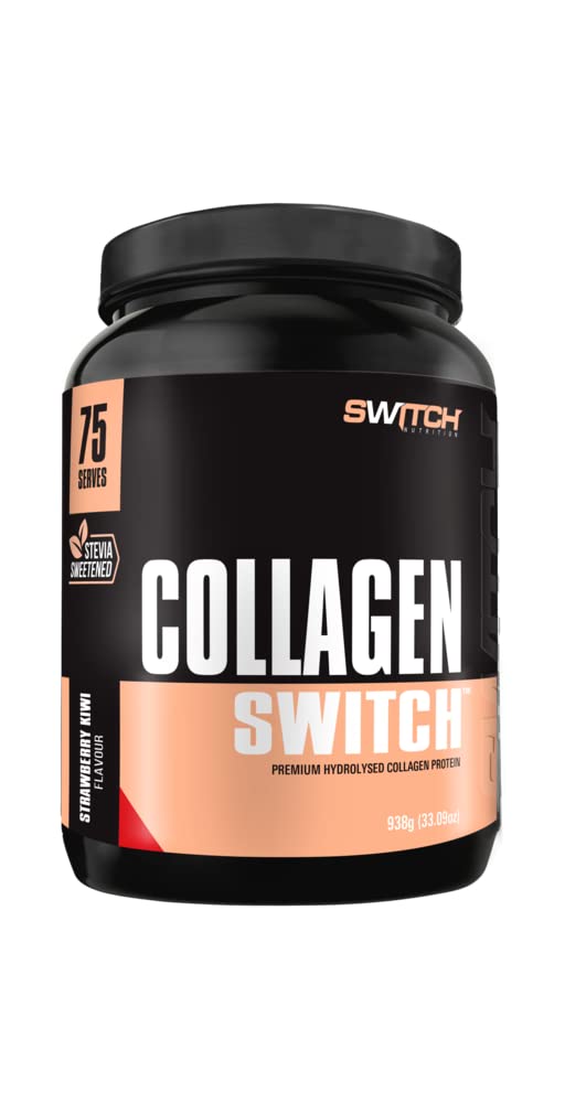 Switch Nutrition Collagen Switch Rich Chocolate Hair Skin Nails Gut Recovery Powder 938 g - side view