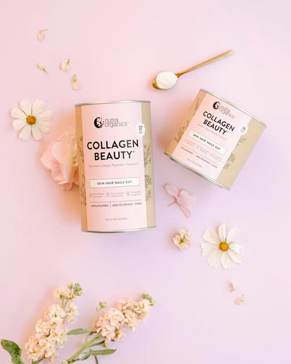 Nutra Organics Collagen Beauty Unflavoured 672g | Anti-Aging Collagen Peptides and Vitamin C | Collagen Powder for Healthy Hair, Nail and Skin (56 Serves)