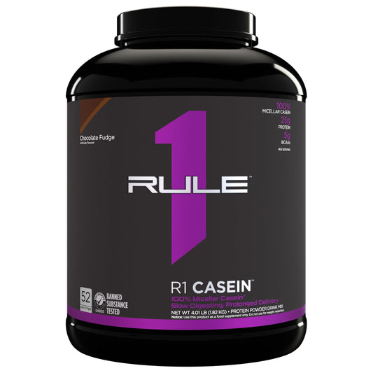 R1 Casein, Rule 1 Proteins (Chocolate Fudge, 55 Serving)