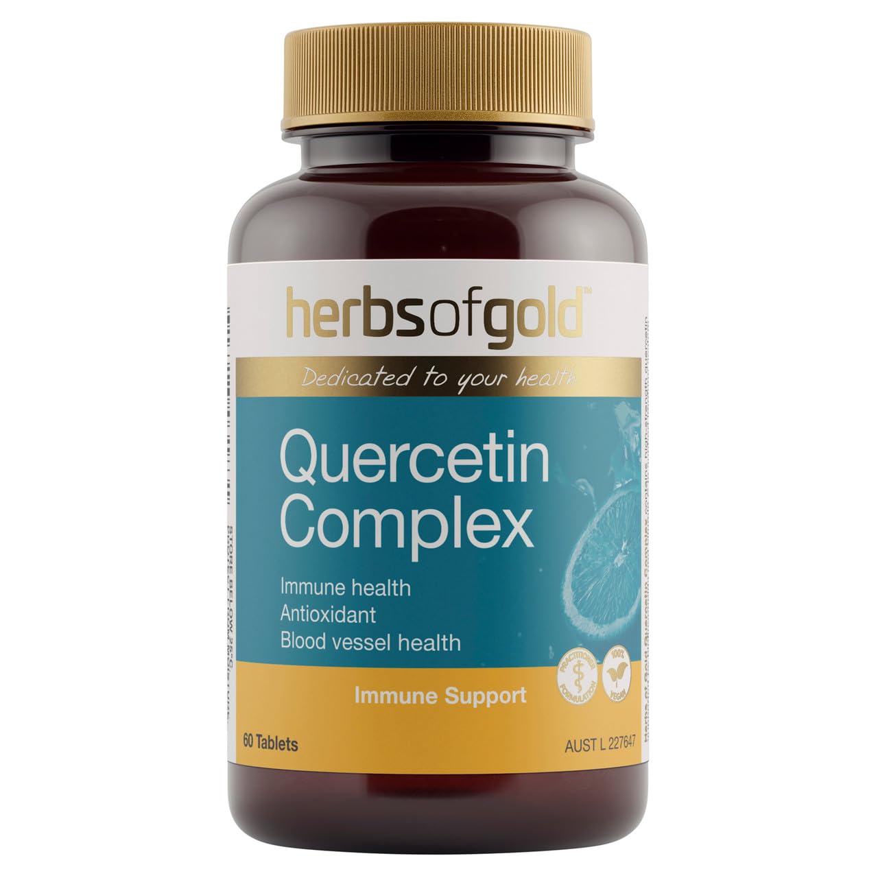 Herbs of Gold Quercetin Complex 60 Capsules