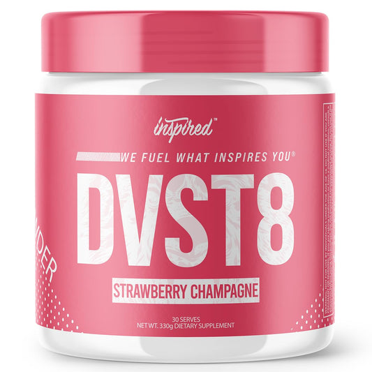 INSPIRED DVST8 Global Pre workout 30 Serves Strawberry champagne 330 grams