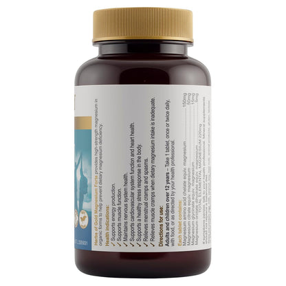 Herbs of Gold Organic Magnesium Forte 120 Tablets