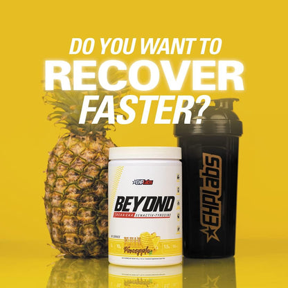 EHP Labs Beyond BCAA + EAA - 10g of Essential Amino Acids, Assists with Muscle Endurance, Recovery & Fatigue (Kiwi Strawberry)