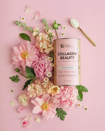 Nutra Organics Collagen Beauty Unflavoured 672g | Anti-Aging Collagen Peptides and Vitamin C | Collagen Powder for Healthy Hair, Nail and Skin (56 Serves)