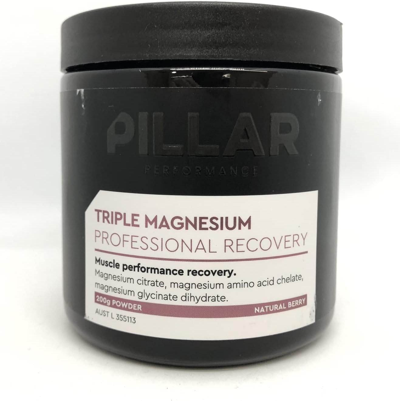 Pillar Performance Natural Berry Triple Magnesium Powder 200 g