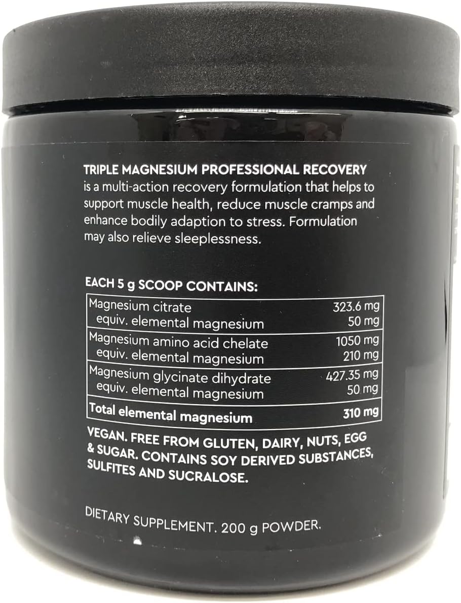 Pillar Performance Natural Berry Triple Magnesium Powder 200 g