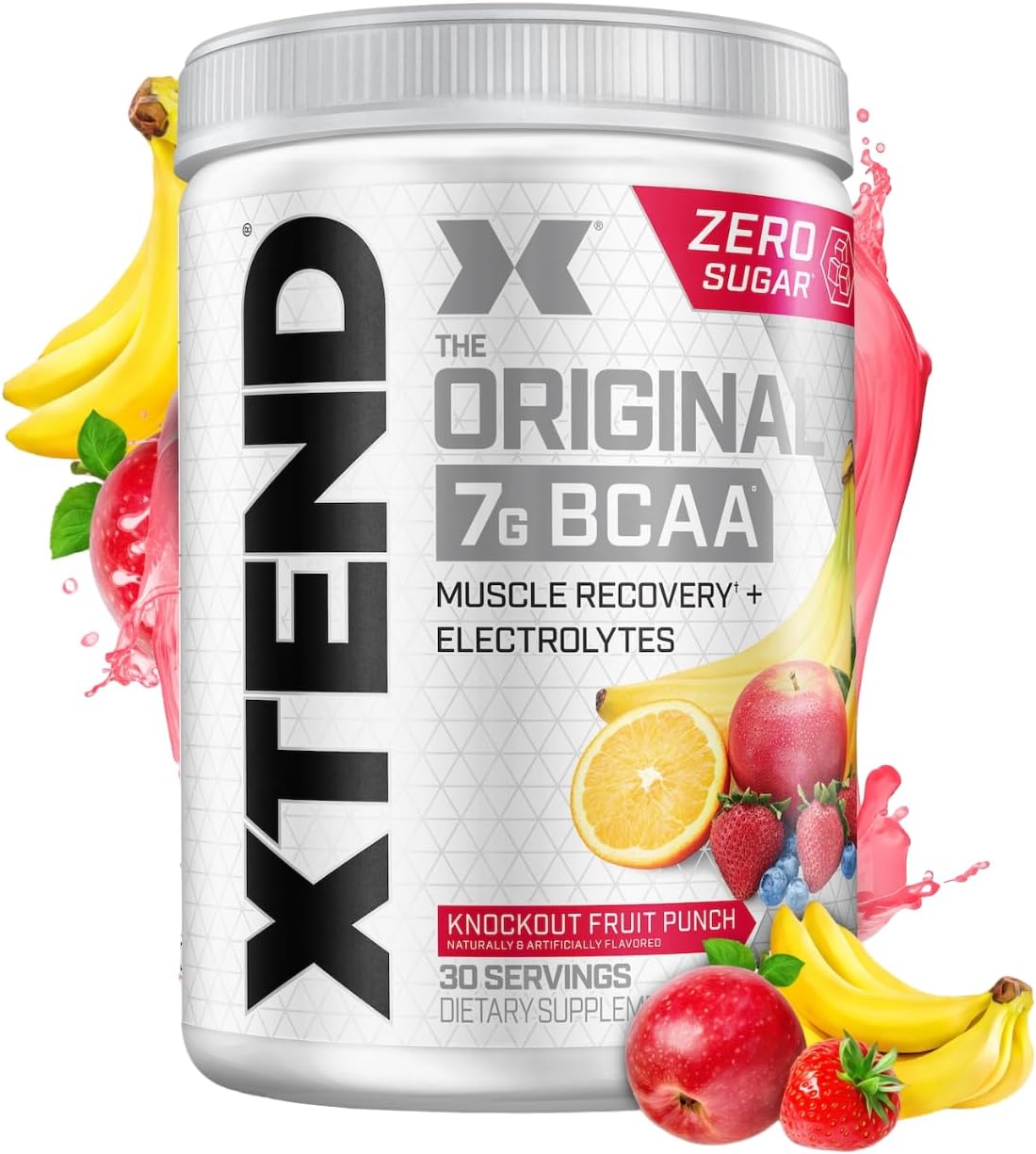 Scivation Xtend BCAA Powder, Strawberry Kiwi, 90 Servings - view 13