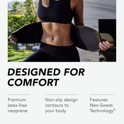 Sweet Sweat Waist Trimmer By Sports Research ~ Includes Free Sample of Sweet Sweat Gel!