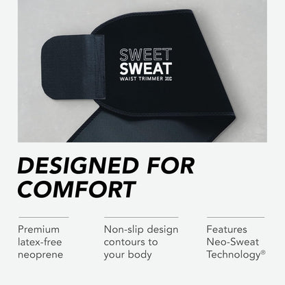 Sweet Sweat Waist Trimmer By Sports Research ~ Includes Free Sample of Sweet Sweat Gel!