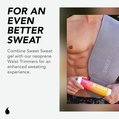 Sweet Sweat Waist Trimmer By Sports Research ~ Includes Free Sample of Sweet Sweat Gel!
