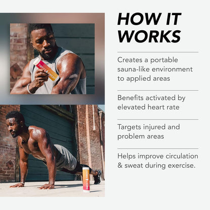 Sweet Sweat Workout Enhancer Roll-On Gel Stick - Citrus Mint - Makes You Sweat Harder and Faster, Use with Sweet Sweat Waist Trimmer