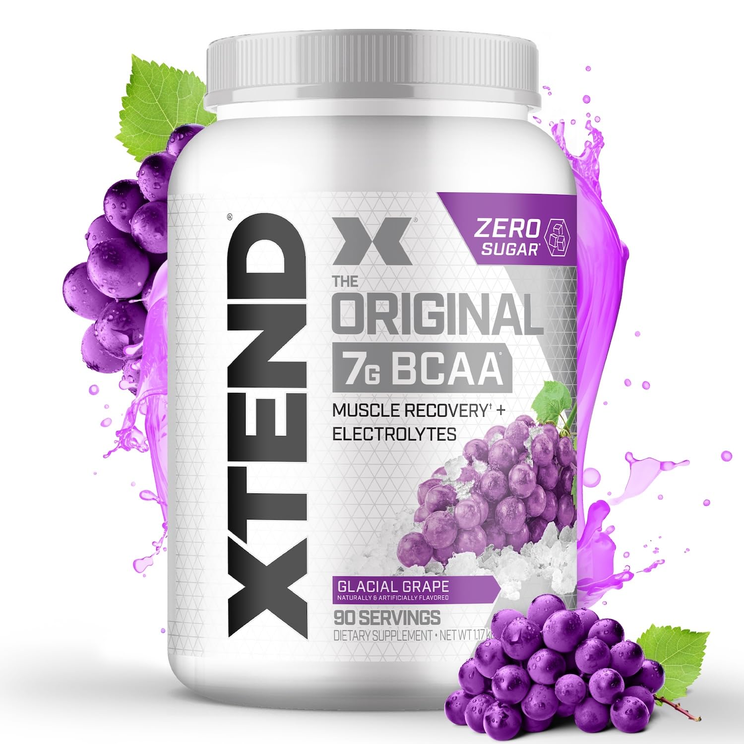 Scivation Xtend BCAA Powder, Strawberry Kiwi, 90 Servings - view 9