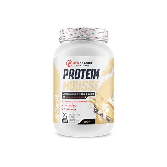 Red Dragon Nutritionals Casein Protein Mousse 1 kg, Vanilla Slice