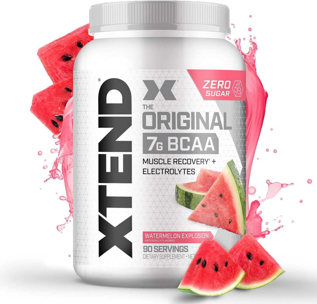 Scivation Xtend BCAA Powder, Strawberry Kiwi, 90 Servings - alternate view