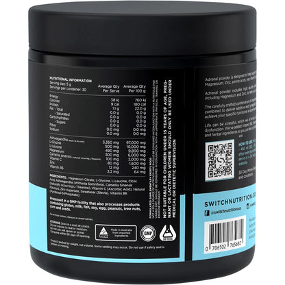 Switch Nutrition Adrenal Switch Chocolate Magnesium Support Formula 150 g