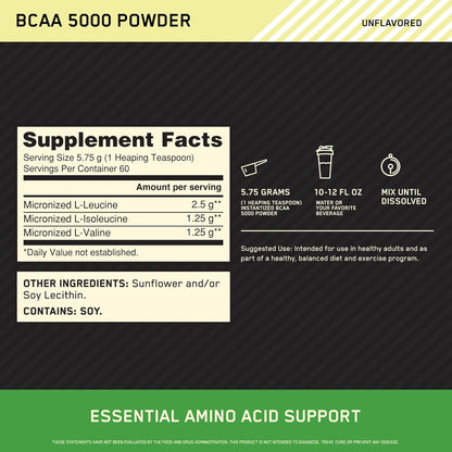 Optimum Nutrition BCAA Capsules, 1g, 200 Count