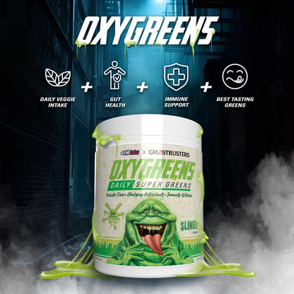 EHP Labs OxyGreens Daily Super Greens Powder - Green Superfood, Spirulina Herbal Supplement with Prebiotic Fibre, Alkalizing Antioxidants & Immunity Wellness, 30 Serves (Forest Berries)