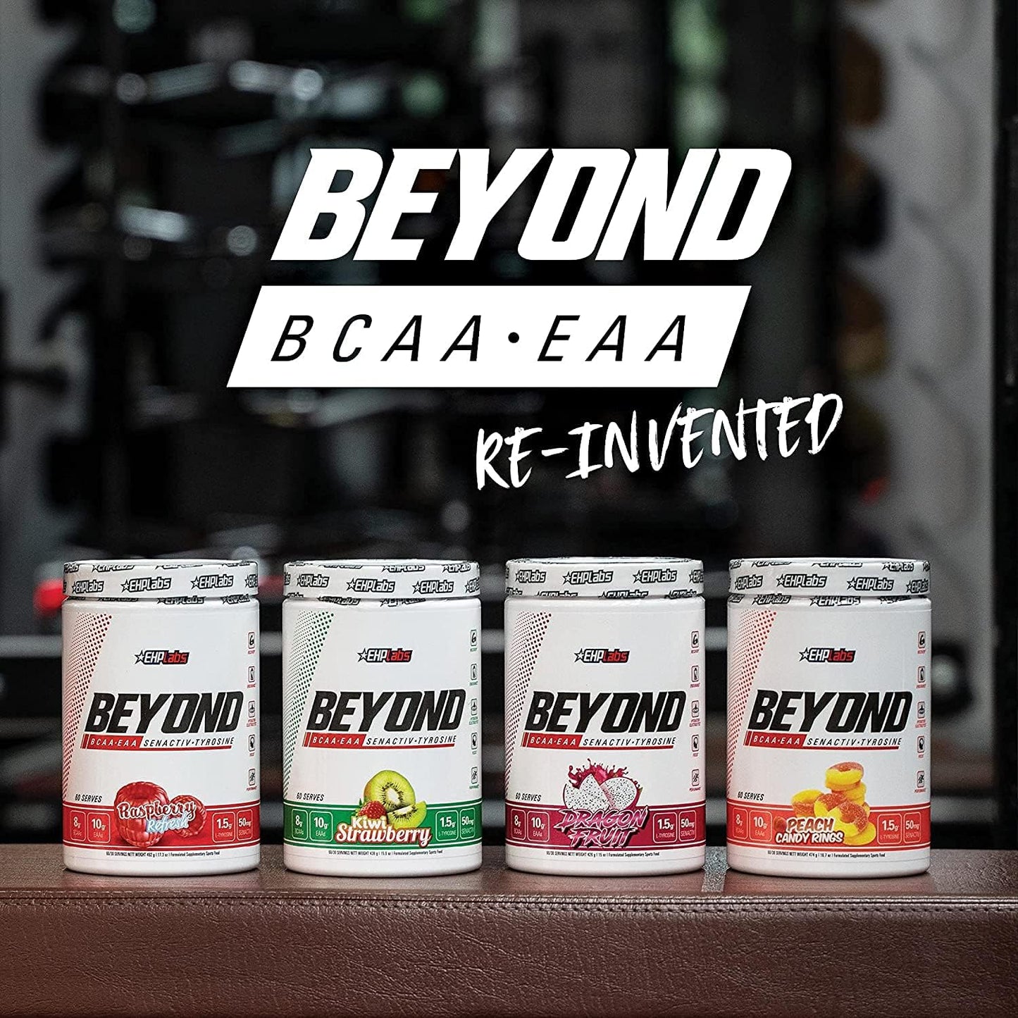 EHP Labs Beyond BCAA + EAA - 10g of Essential Amino Acids, Assists with Muscle Endurance, Recovery & Fatigue (Kiwi Strawberry)