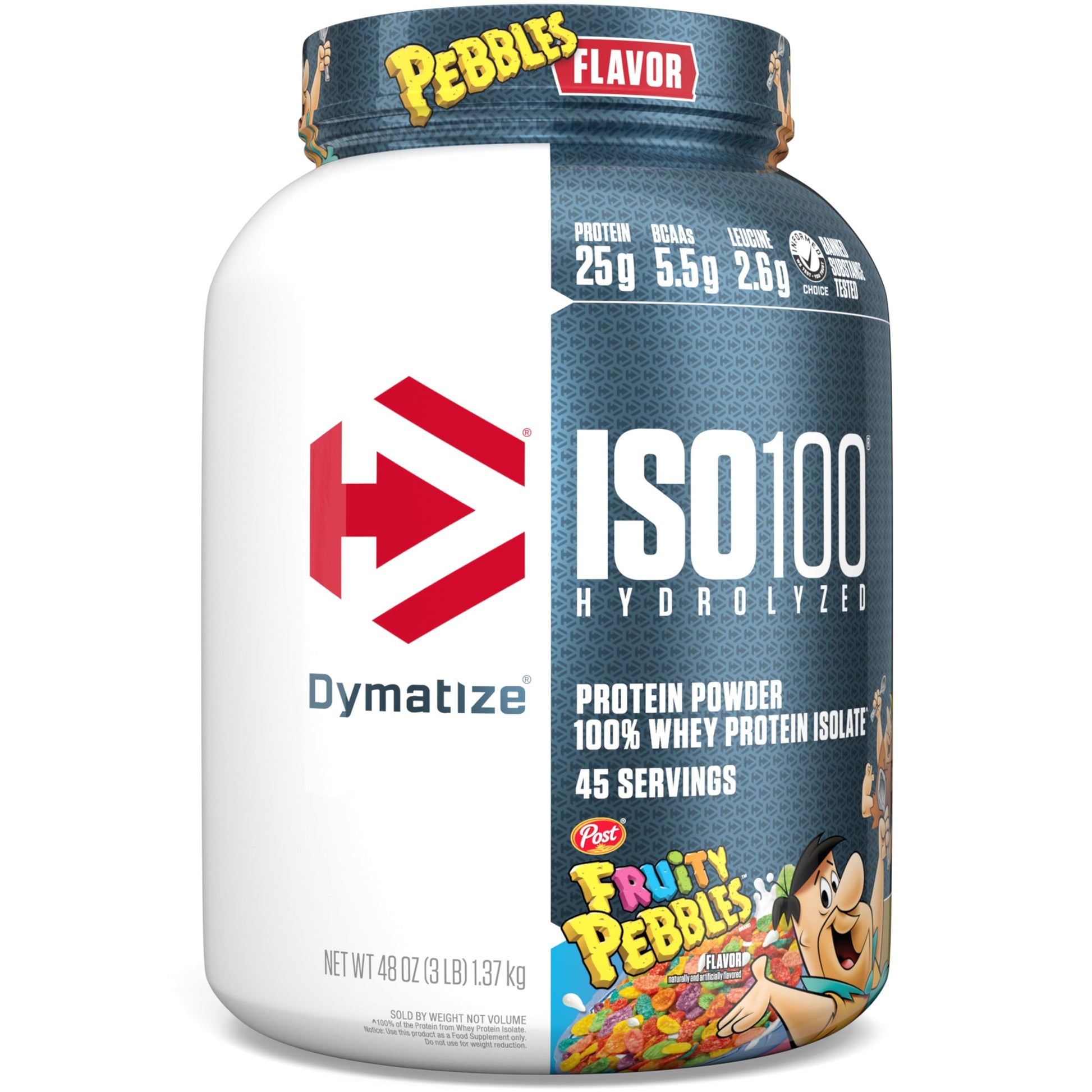 Dymatize ISO100 - 100% Hydrolyzed Whey Protein Isolate - Chocolate Peanut Butter, 5lbs/2.3kg - view 5