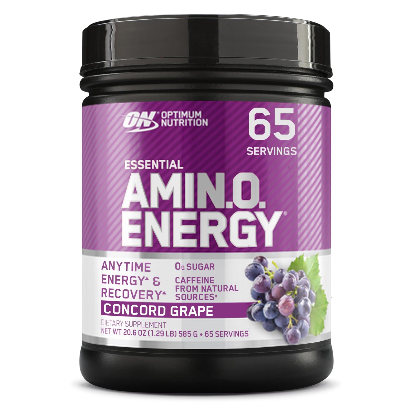 OPTIMUM NUTRITION Amino Energy, Concord Grape, 65 Serves, 585 g