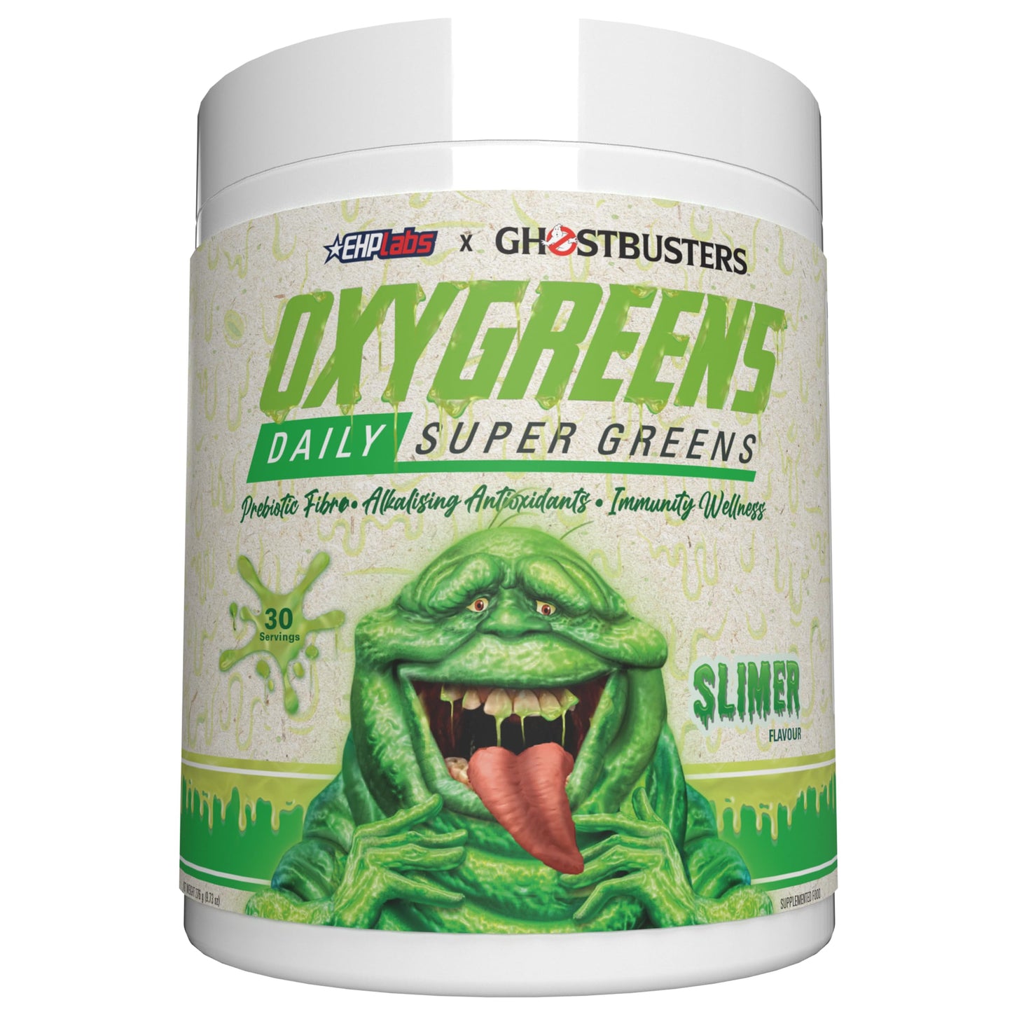 EHP Labs OxyGreens Daily Super Greens Powder - Green Superfood, Spirulina Herbal Supplement with Prebiotic Fibre, Alkalizing Antioxidants & Immunity Wellness, 30 Serves (Forest Berries)