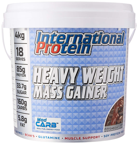 International Protein Chocolate Flavour Heavyweight Mass Gainer 4 kg