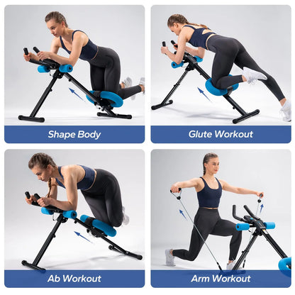 MERACH Pink Abdominal Trainer Adjustable & Foldable