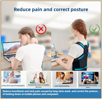 Adjustable Back Brace For Posture Correction