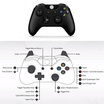 Bluetooth Wireless Game Gamepad Game Controller For Microsoft Xbox One Series PC