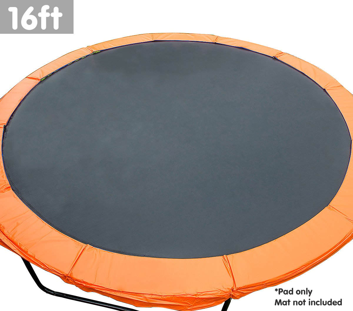 Kahuna 16ft Trampoline Replacement Pad Round - Orange