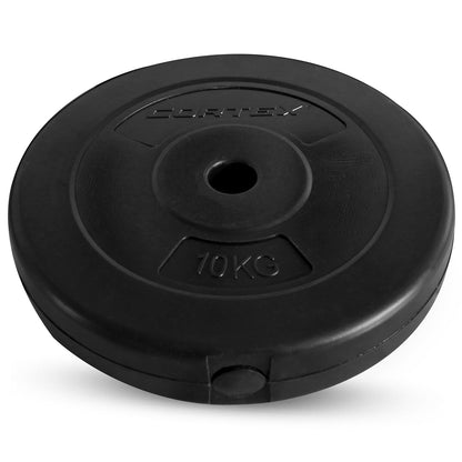 CORTEX 10kg EnduraShell Standard Weight Plates 25mm (2 Pack)