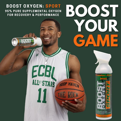 2x 10 Litres of Boost Sport Oxygen in a Can Supplemental - 200 Breath (Large)