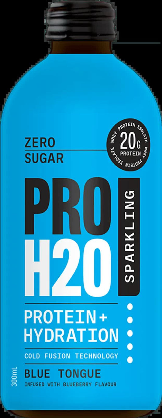 PRO H20 Sparkling 20g Protein Hydration Drink Zero Sugar Hydrate - Blue Tongue