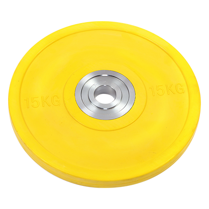 15KG PRO Olympic Rubber Bumper Weight Plate