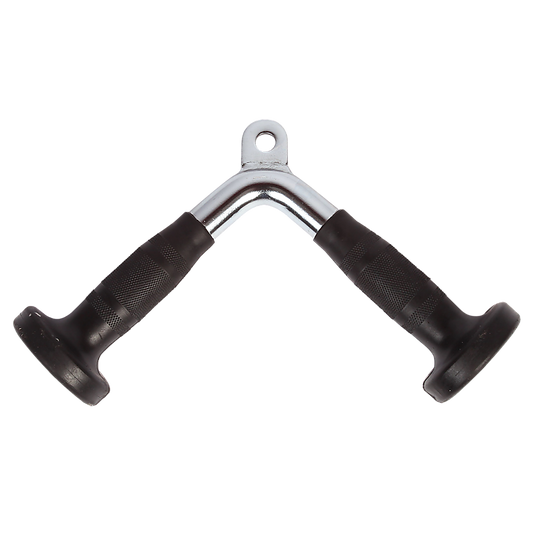 Randy & Travis Rubber-Coated Tricep Pushdown Bar Attachment