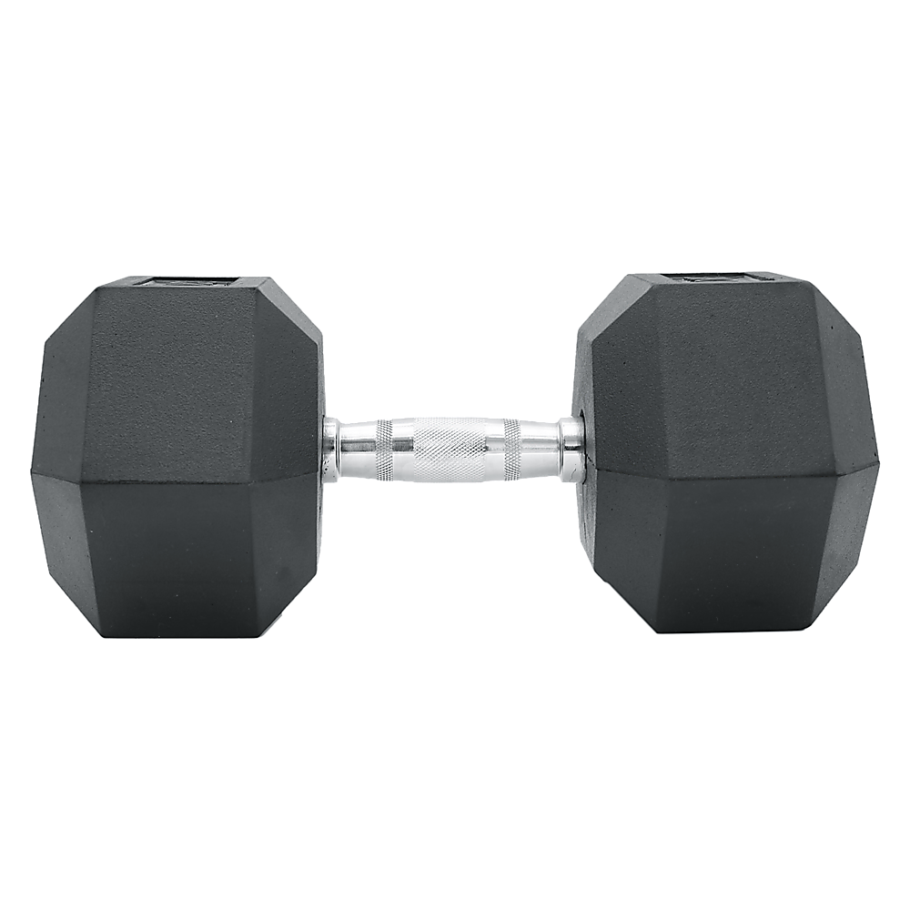 10KG Rubber Hex Dumbbell Gym Weight