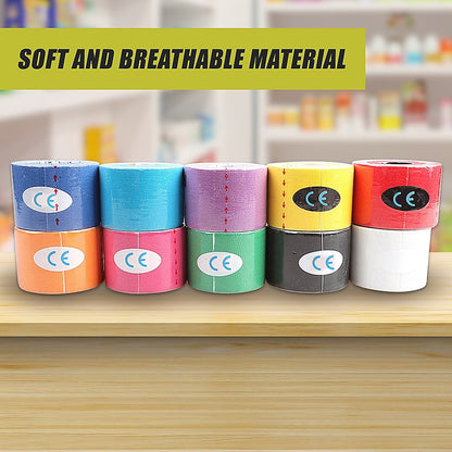 10x 5Mx5CM of Waterproof Sports Tape
