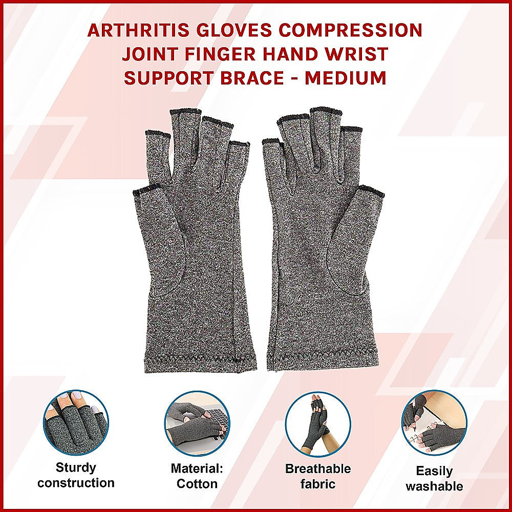Arthritis Gloves Compression Support Brace - Medium