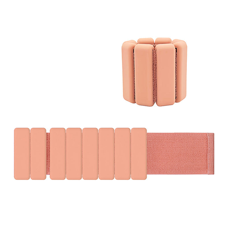 Light Orange Wrist & Ankle Weights (1lb Each, 2lb Pair)